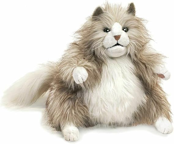 Folkmanis, Puppet Fluffy Cat