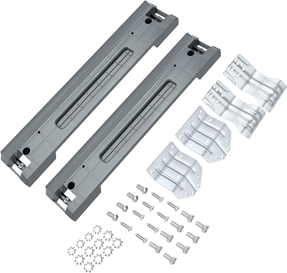 Upgraded SKK-8K Stacking Kit Compatible with Samsung Washer and Dryer, SKK8K Stacking Kit for Samsung 27" Front Load Washer Dryer Stacking Kit,Stackable Washer Dryer Kit,With SKK-8K & SKK-7A Brackets