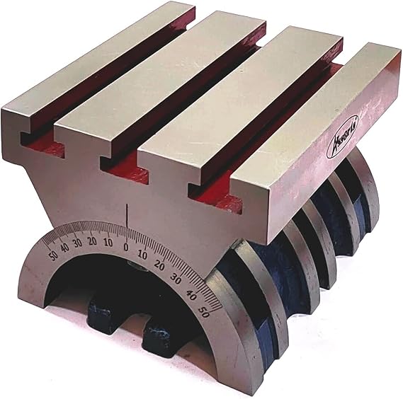 Tilting Milling Table II Cast Iron Body II Robust, Heavy Duty & Durable (4" x 5" Inch II 100 x 125 mm)