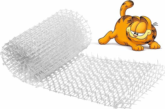 WEBER Kedi Kovucu Mat, Plastik, 10 Adet, Toplam 250 cm, Bahçe ve İç Mekan Kullanımı beyaz (beyaz)