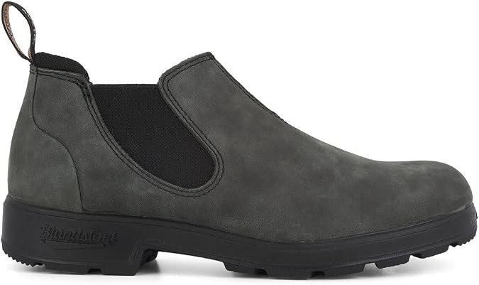 Blundstone 2035 Rustic Black Low-Cut Unisex Leather Boots