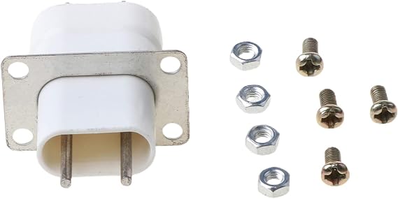 Household Electronic Microwave Magnetron Filament 4 Pin Socket Converter White