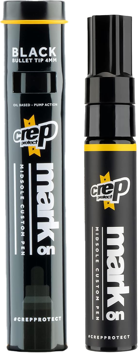 Crep Protect Mark On Pen - The Ultimate Midsole Marker Pen for Shoe, Sneaker Care, Black