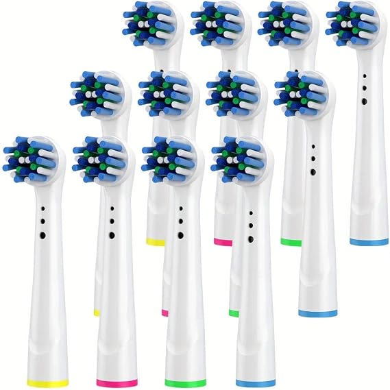 4/12/16Pcs Replacement Toothbrush Heads Compatible with Electric Toothbrush Heads Brush Heads Multi Angle 12pcs