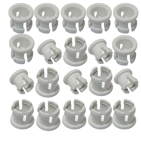 20PCS Water Filter Quick Connect Female Grip Fittings Fittings 1/4 Inch Tube Insert Circlip with Wire Snap for Reverse Osmosis Water Filter Fittings Quick Connect Push in Plumbing Fittings