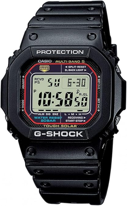 Casio Men's Digital Quartz Watch with Plastic Strap GW-M5610U-1ER, Black, 35.5 mm, GW-M5610U-1ER-AMZUK