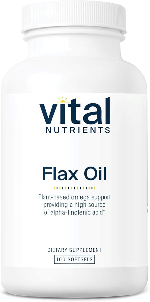 Vital Nutrients Flax Seed Oil 3,000mg, 100 Softgels