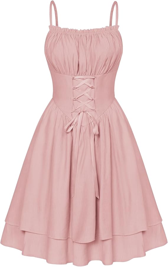 Scarlet Darkness Corset Mini Sundress Chiffon Homecoming Dress for Women