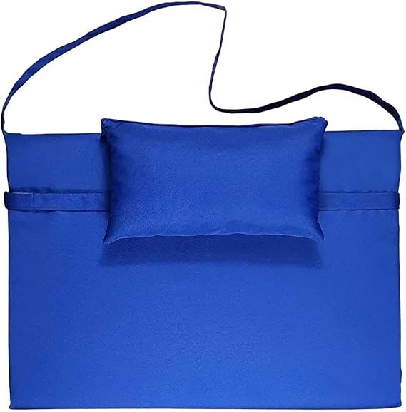 Reyo Portable Folding Beach Pool Cushion, Sunbed Cushion Camping Bed Blue