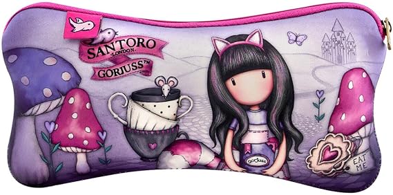 Santoro Gorjuss - Neoprene Accessory Case - Cheshire Cat
