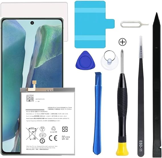 Galaxy Note 20 Battery,Upgraded New Battery Replacement for Samsung Galaxy Note 20 5G SM-N980 SM-N980F SM-N981U with Professional Replacement Tool Kits