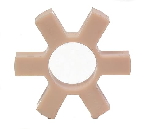 Lovejoy 25308 Size L070 Open Center Type Jaw Coupling Elastomer, Hytrel, 1/2" Open Center, 1.38" OD, 0.42" Length, 114 in-lbs Nominal Torque