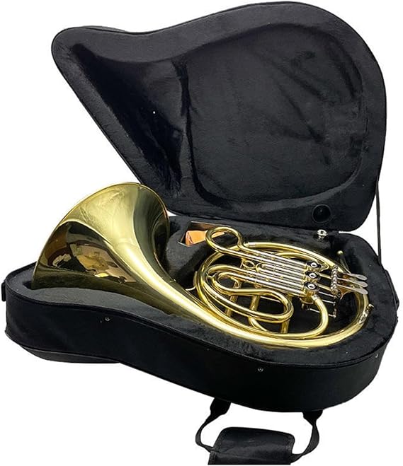 Professional French Horn Professional brass instrument 3 key single row F key French horn beginner practice