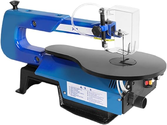 16 in Variable Speed Scroll Saw/Woodworking Scroll Saw-with 180w Motor, 550-1650spm Stepless Control, 45 Tilting Table & Led Light-for Wood, Metal & DIY Craft Precision StandardModel