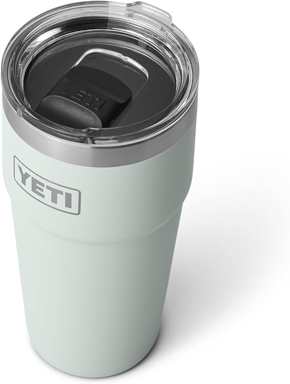 YETI Rambler 20 oz (591 ml) Stackable Cup with Removable Magslider Lid, Stainless Steel Vacuum Insulated Coffee Cup, Ridgeline
