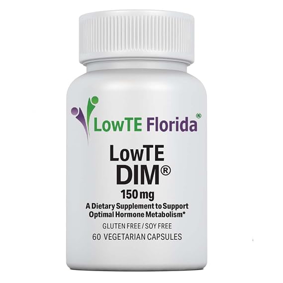 LowTE Florida DIM (150 mg) Daily Wellness & Vitality Supplement for Women Ages 60+ | Clean-Lifestyle Formula | Once-Daily Support | Non-GMO | Gluten-Free | Soy-Free