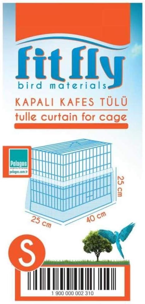 Fit Fly Kapalı Lüx Kuş Kafes Tülü, Small