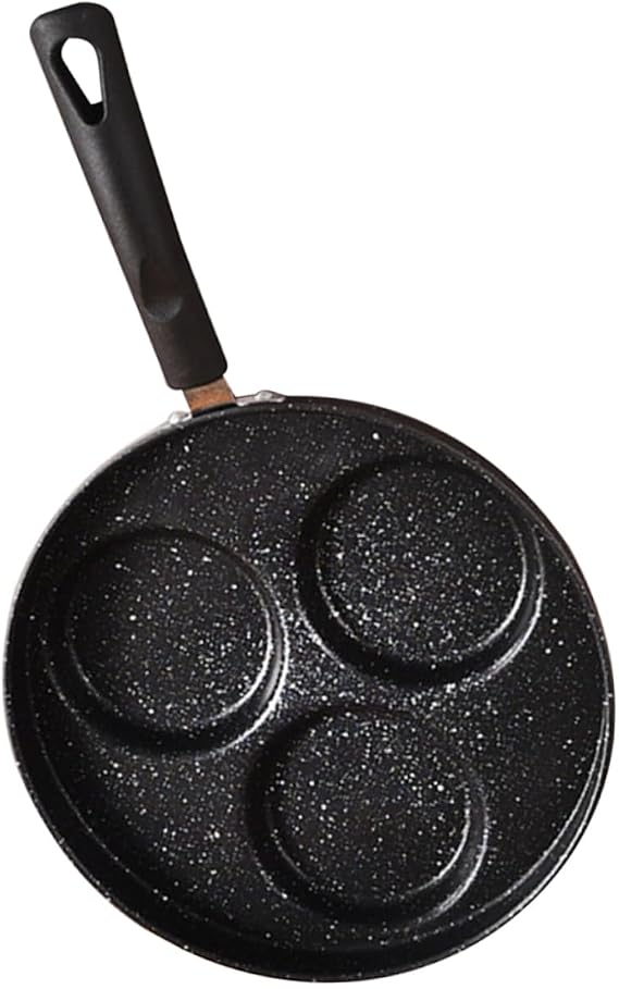Mini Frying Pan Black Stainless Steel Multi Function Breakfast Xmas