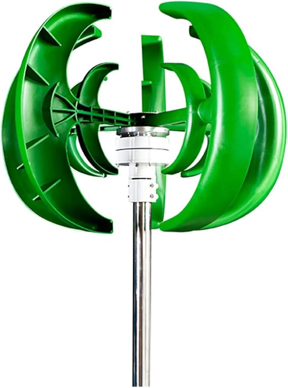 1000W 24V Vertical Wind Turbine With MPPT Hybrid Controller Small Home Use Low Noise Efficiency System(With MPPT controller,Onecolor)