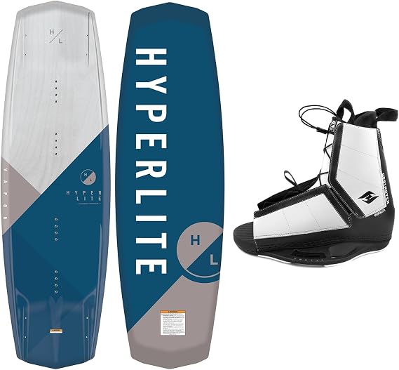 Hyperlite Wakeboard Package Vapor & Destroyer Wakeboard Bindings Fits Boot Sizes 8-14! 135, 139, 143 cm