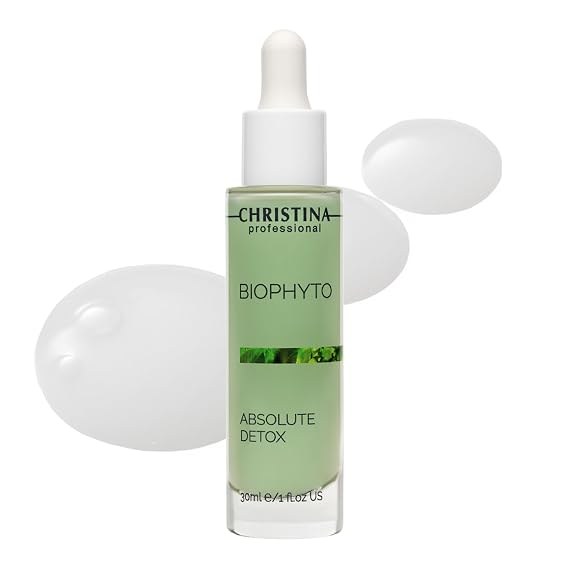 Chistina Biophyto Absolute Detox Face Serum - 30ml - Cell Renewal Antioxidant Serum for Face - Suitable for Combination, Dry, Normal, Oily and Sensitive Skin Types.