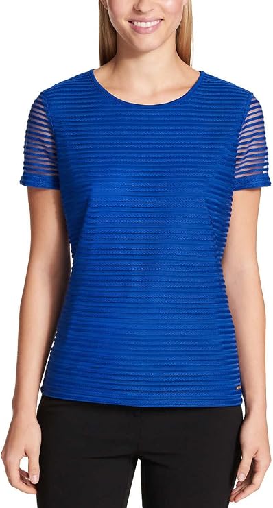 Calvin Klein Women's Stretch Textured Shirt