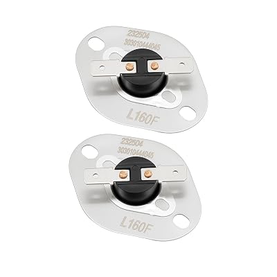 232504 RV Furnace Limit Switch, L160 Degree Safety Cutoff Compatible with Suburban Furnaces SF-20253035 SF-25F30F35F RV Camper 233532 231227 525006-2 Pack