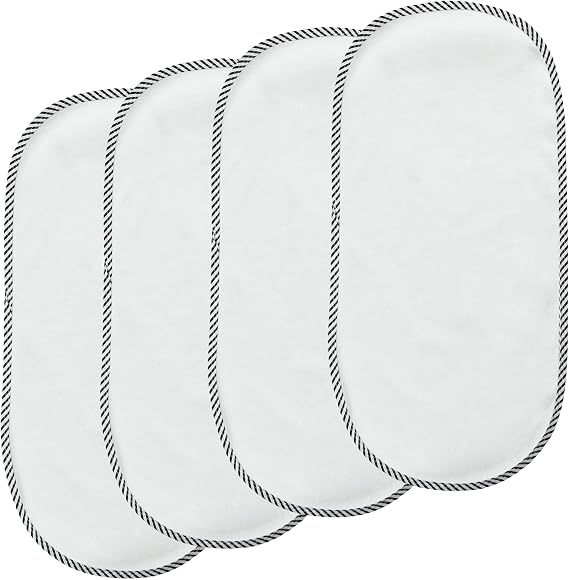 PandaEar Waterproof Diaper Changing Pad Liners 4 Pack Baby Diaper Changes Under Pad Liner Soft Diaper Changing Table Cover - 23.6" x 11.8"