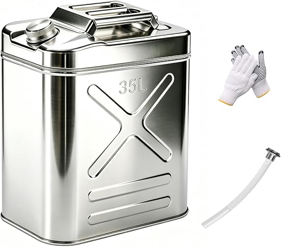 9.2 Gallon 304 Stainless Steel Portable Water Jug With 0.8mm Thick Wall