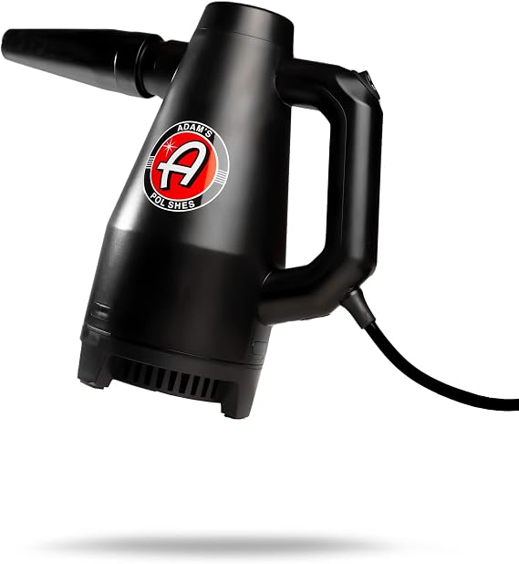Adam's Polishes Mini Air Cannon - Handheld High Powered Filtered Car Wash Dryer Blower| Dry Before Car Cleaning, Car Detailing, Car Wax, or Ceramic Coating | Auto Tool Kit Gift Boat RV Motorcycle