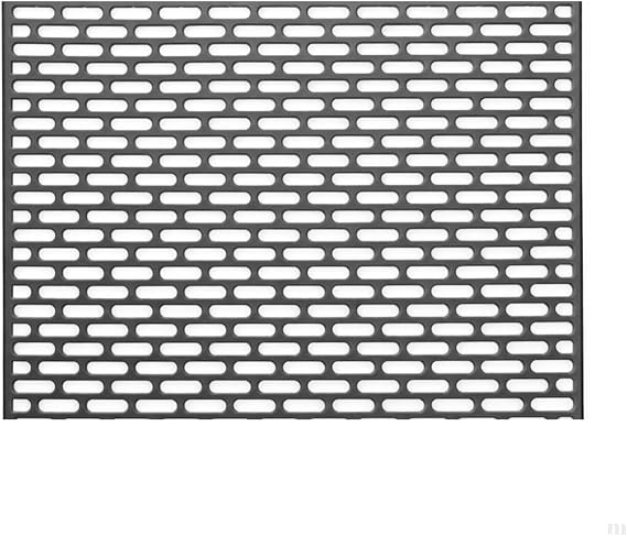 Silikon Kaydırmaz Lavabo Paspası, Gri, 33x28 cm, Delikli Tasarım, Mutfak ve Banyo için Su Geçiren Tezgah Koruyucu Mat