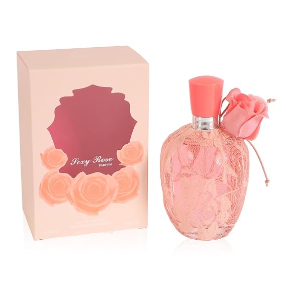 Sexy Rose Pink Womens Perfume Eau de Parfum Floral Fruity Woody 100ML 3.4 FL Oz