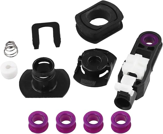 Gear Shift Cable Linkage Bushing for Suzuki SX4 for SWIFT Sport, 5-Speed ABS Connector Kit, OEM 28300-79J01 Replacement, Black Purple 6pcs 