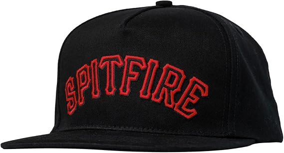 Spitfire Wheels Hat Spitball Snapback Black/Red Black