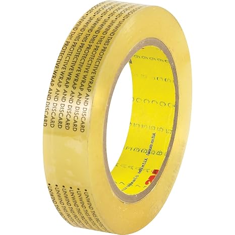 3M T9556656PK 665 Double Sided Film Tape, 1" Width x 72 yd. Length, Clear (Pack of 6)