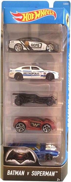 Hot Wheels Exclusive - Batman v Superman Dawn of Justice 5-Pack