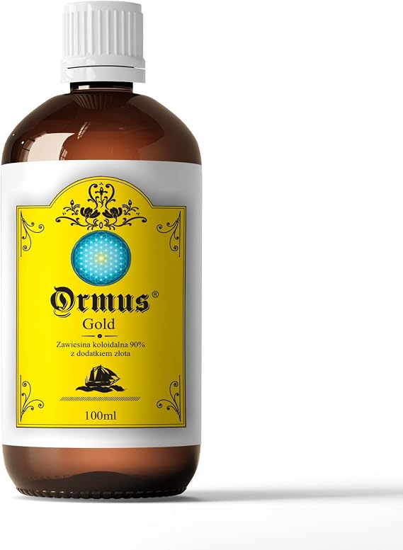 Ormus Gold 100 ml 90% gold silver iridium platinum rhodium chrome natural without preservatives and fillers