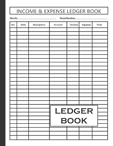 Ledger Book: Income and Expense Log Book For Small Business and Personal Finance