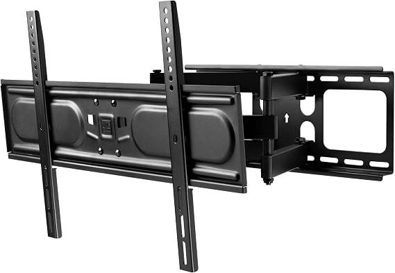 One For All - Full Motion TV Bracket – Swivel (120°) Tilt (20°) Wall Mount – Screen size 32-90 Inch – Max Weight 60kg – VESA 200x200 to 600x400 – Black