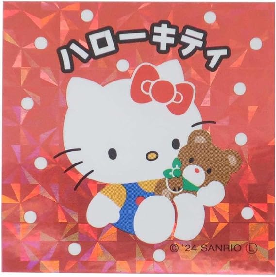 Kamio Japan Hello Kitty Kolekira Sticker 4 Sticker Collection Sticker Marking Marking Decor Decoration 240452
