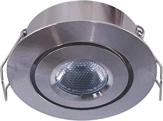Armacost Lighting Swivel Recessed LED Light, Warm White Light (2700K), Matte White Finish 212318