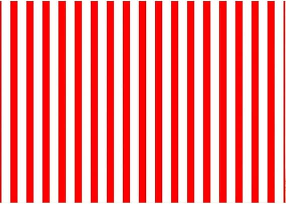 8x6ft Red and White Striped Backdrop Movie Themed Red Striped Background for Kids Birthday, Circus Theme Party Photography Decoration Banner