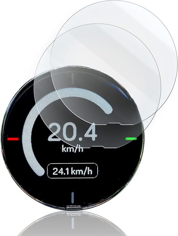 Screen Protector Film for Motorcycle Speedometer Screen Protector Made in Germany, Scratch Protection Suitable for Beeline Velo 2 2x Matt