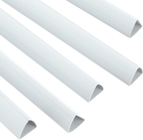 PATIKIL 10Pcs Binding Bars, 25mm Binding Bars Slide Grip 220 Sheets Capacity A4 Size Report Binder Triangle Presentation Binder for Report Cover Resume, White