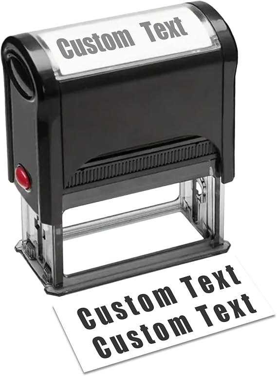 Personalised Stamp,Custom Stamp,Self-Inking,9 Colors,5 Sizes