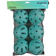 Bandit Sports 202 Popper Plastic Baseballs, Made of Impact-Resistant and Rebounding Material, Perfect Practice Baseballs for Baseball & Hitting Ball Training