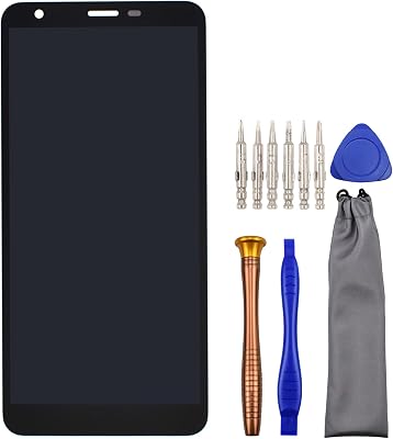 Replacement Screen LCD Display Touch Digitizer Assembly for LG K30 2019 LM-X320EMW 5.45 Black LMX320EMW LMX320ZMW LM-X320ZMW with Tool Kit