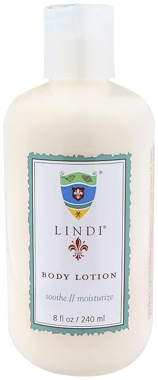 Lindi Skin Body Lotion Luxurious Lotion for Sensitive, Reactive & Compromised Skin Rare Botanicals, Antioxidant-Rich, Hypoallergenic The Original Lotion for Cancer Patients Since 2003. 8 fl oz