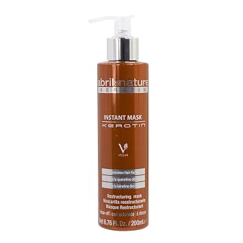 abril et nature - Ultra Fast Keratin Hair Mask - Nourishes, Strengthens, and Regenerates Hair Fiber - Repairs Damaged and Brittle Hair - Smooth and Shiny Appearance - 200 ml