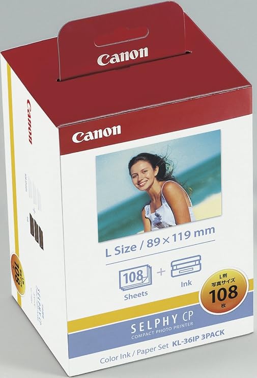 Canon KL-36IP Color Ink/Paper Set, 3 Pack SELPHY CP Series Consumable
